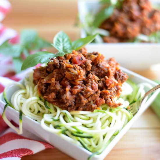 Weeknight Zucchini and Beef Ragout - Recipe photo by Real Food Whole Life