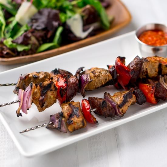 Piri Piri Pork Brochettes - Recipe photo by Charlene Chan