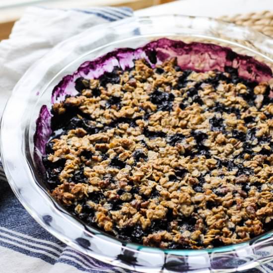 Blueberry Crisp - Recipe photo by Eating European