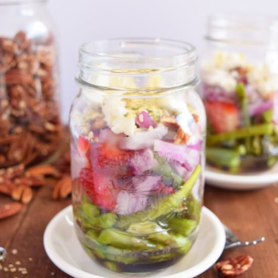 Strawberry Asparagus Salad - Recipe photo by straightfromthejar