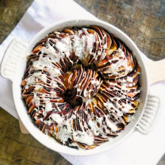 Beetroot and Sweet Potato Tian - Recipe photo by foodidies