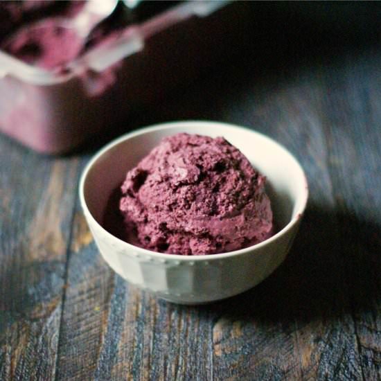 Low Carb Ice Cream – Coconut Berry - Recipe photo by MyLifeCookbook