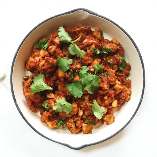Red Chicken Stir-Fry - Recipe photo by Spice Mama