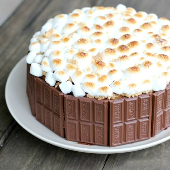 S'mores Cake - Recipe photo by pinkwhen