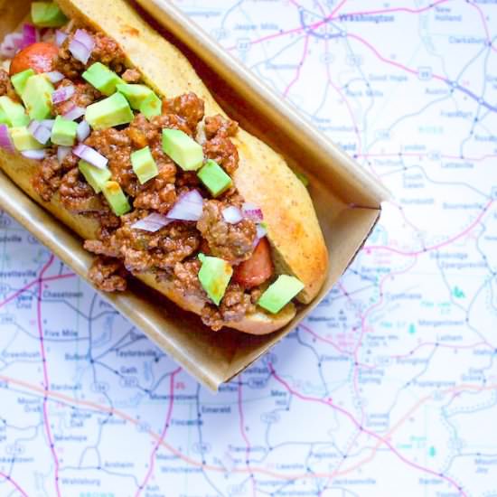 Paleo Chili Dogs - Recipe photo by gheewhizz