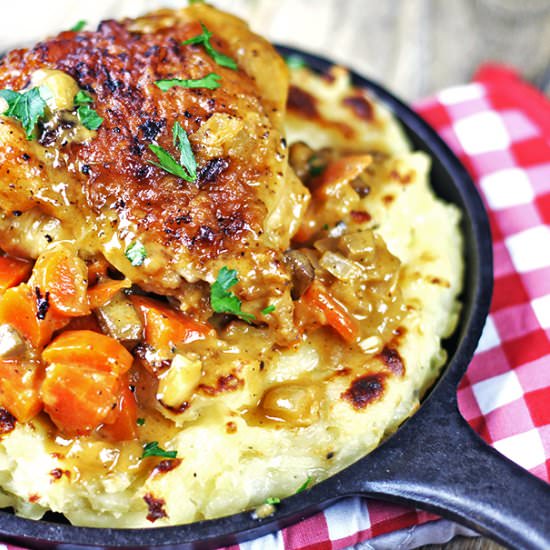 Chicken Thigh Osso Bucco - Recipe photo by dinnerthendessert