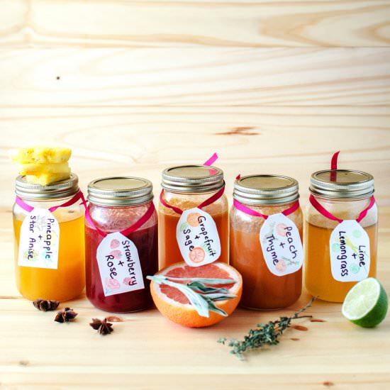 5 Homemade Soda Syrups - Recipe photo by The Flavor Bender