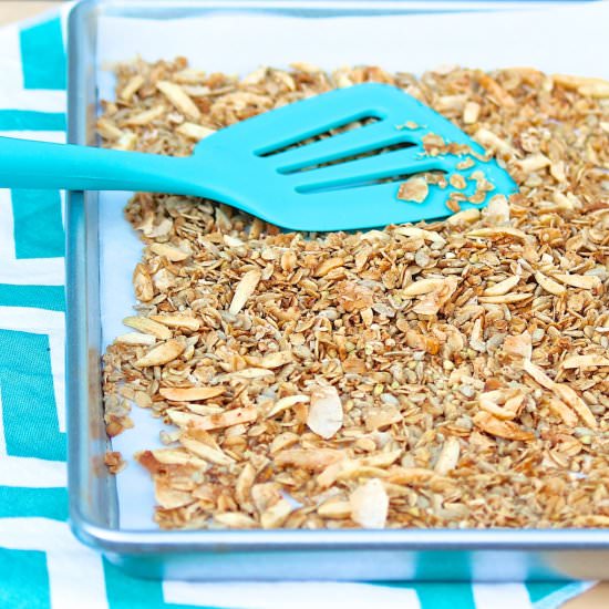 Crunchy Maple Granola - Recipe photo by FountainAvenueKitchen
