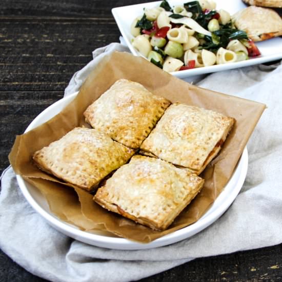 Prosciutto and Collard Hand Pies - Recipe photo by baconeggcheesecake