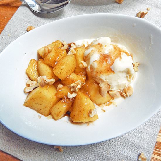 Spiced Apple Sundaes - Recipe photo by strawmarysmith