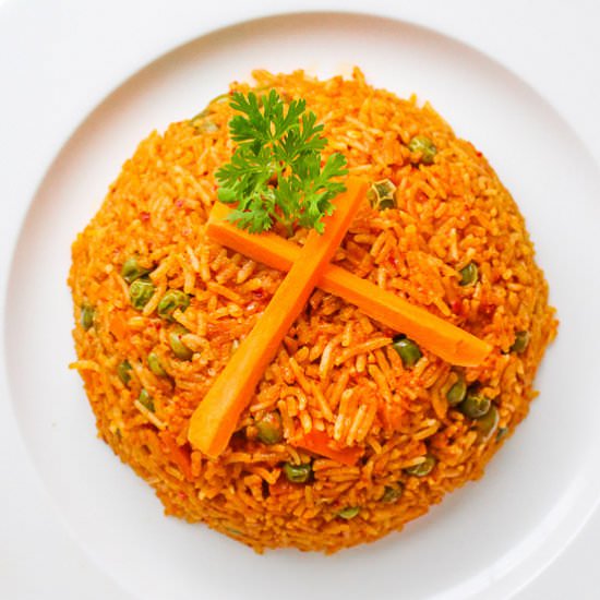 Spicy Pulao in Microwave - Recipe photo by KaliMirchbysmita
