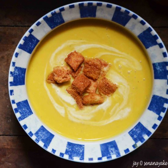 Delicious Roast Pumpkin Soup Recipe - Recipe photo by PeckishMe