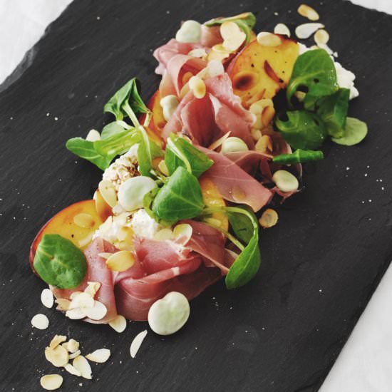 Summer Peach Salad - Recipe photo by 88food