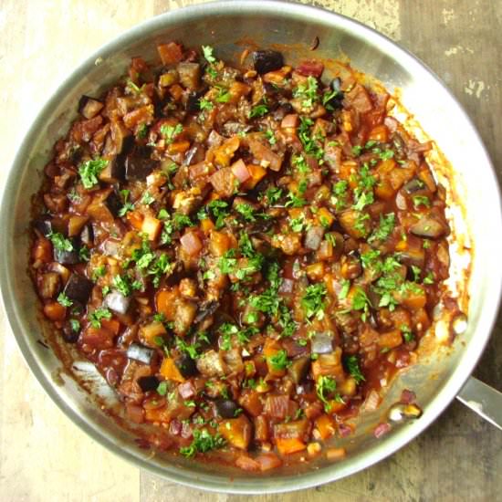Caponata - Recipe photo by jbaat