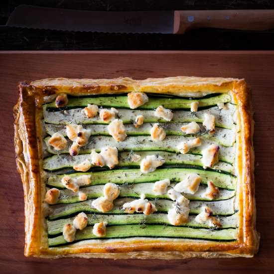 Zucchini Tart (in Dutch) - Recipe photo by Sarah VanEigenKweek