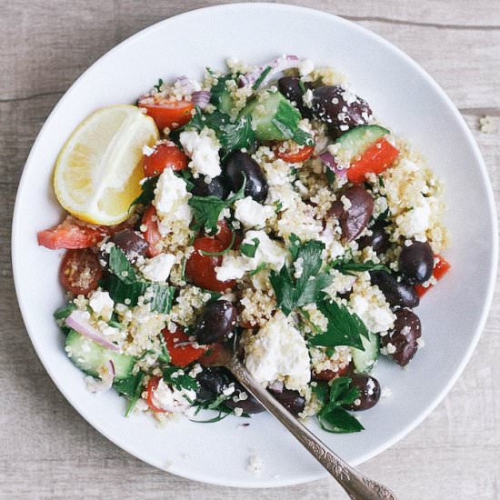 Greek Quinoa Salad - Recipe photo by adoring-kitchen