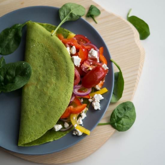 Spinach Pancakes - Recipe photo by Stinnagm