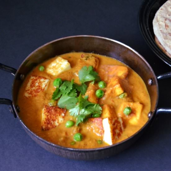 Matar Paneer - Recipe photo by Remya Ravindran