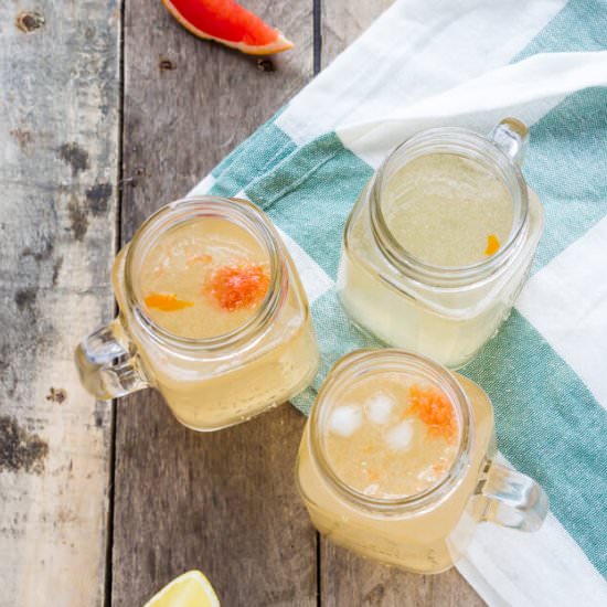 Sparkling Grapefruit Lemonade - Recipe photo by HaveAnotherBite