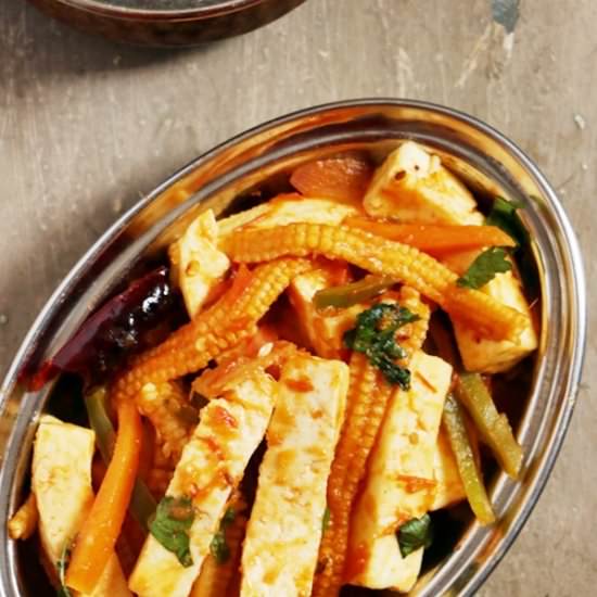 Paneer Jalfrezi - Recipe photo by Harini123