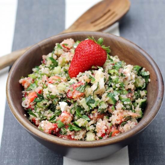 Strawberry Tabbouleh - Recipe photo by Food Gal