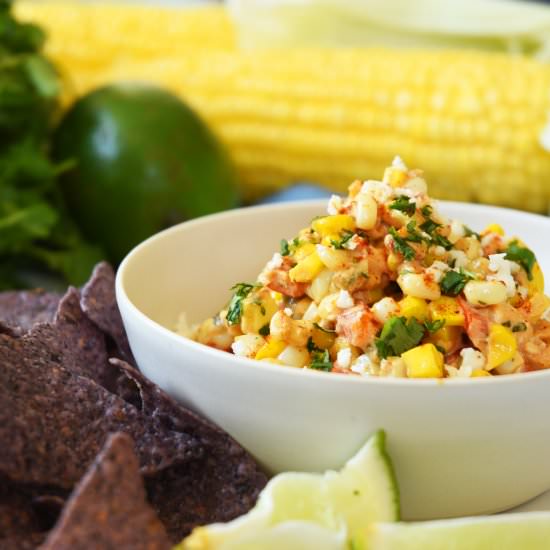 Creamy + Spicy Corn Dip - Recipe photo by Nikki Dinki Cooking