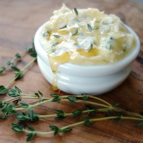 Thyme Honey Butter - Recipe photo by Churncraft