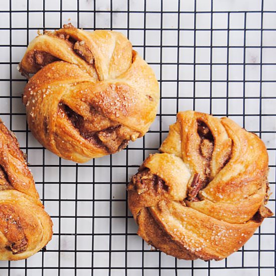 Cinnamon Pecan Twists - Recipe photo by SweetSimpleKitchen