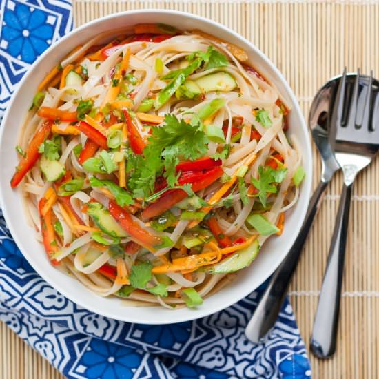 Asian Rice Noodle Salad - Recipe photo by thesunnypalate
