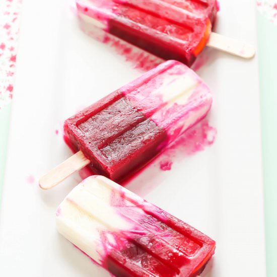 Citrus Yogurt Popsicles - Recipe photo by Purely Katie