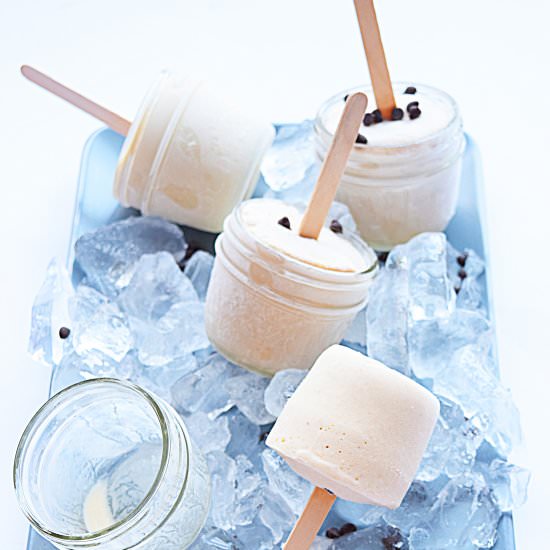 Peanut Butter Mocha Popsicles - Recipe photo by straightfromthejar