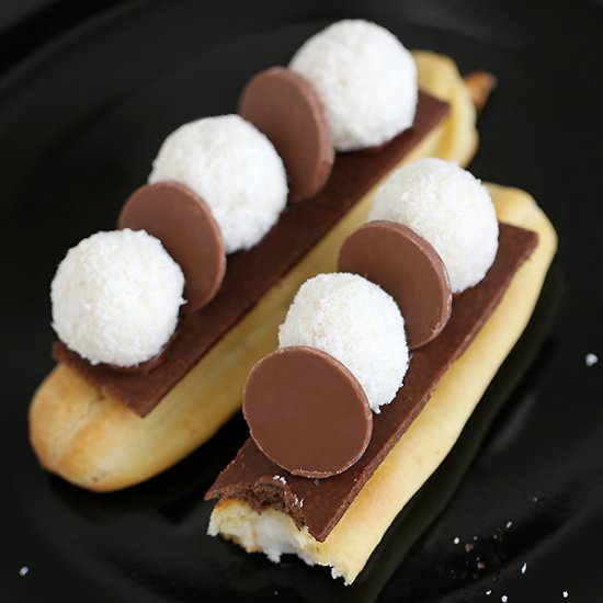 Bounty éclair - Recipe photo by The_Cookie_Fairy