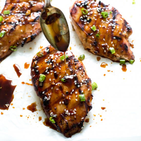Grilled Asian Chicken - Recipe photo by ChefSavvy