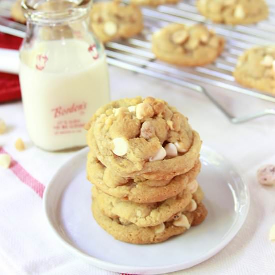 White Chocolate Hazelnut Cookies - Recipe photo by cookingwithruthie