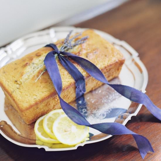 Lemon Lavender Pound Cake - Recipe photo by The Bride Link