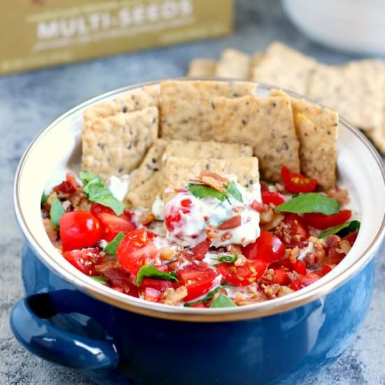 Skinny BLT Ranch Dip - Recipe photo by pumpkinnspice