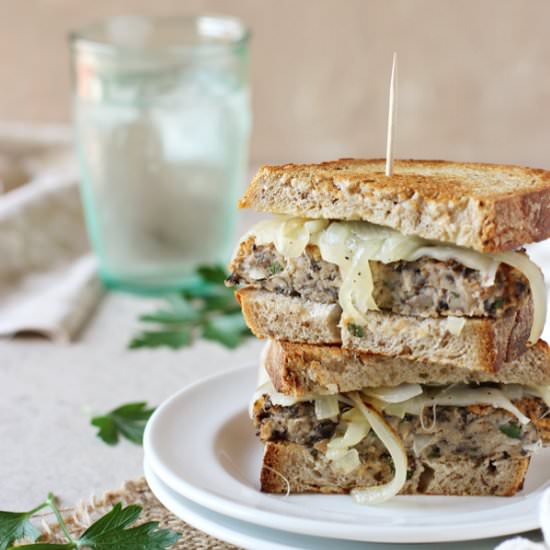 Vegetarian Patty Melts - Recipe photo by ohmyveggies