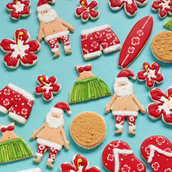Mele Kalikimaka Cookies - Recipe photo by The BearFoot Baker