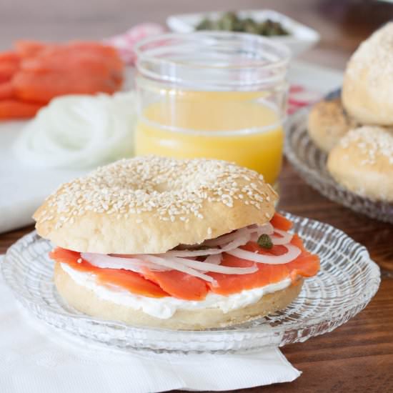 Lox and Bagels - Recipe photo by GoodieGodmother