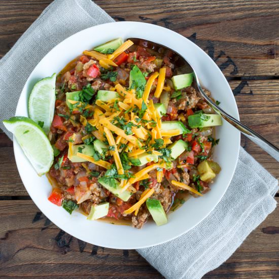 Healthy Turkey Chili - Recipe photo by Mealime