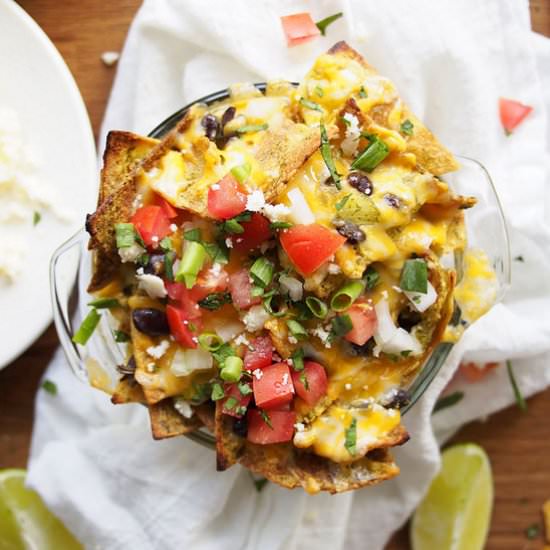 Green Chile Pineapple Chilaquiles - Recipe photo by thekitchenpaper