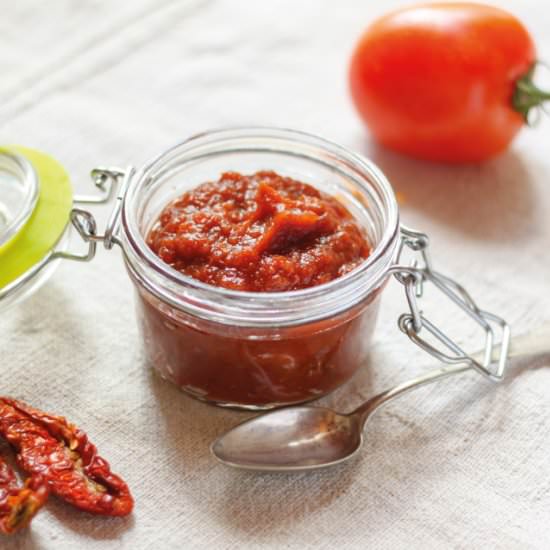 Ketchup with Dried Tomatoes - Recipe photo by myblueberrybasket