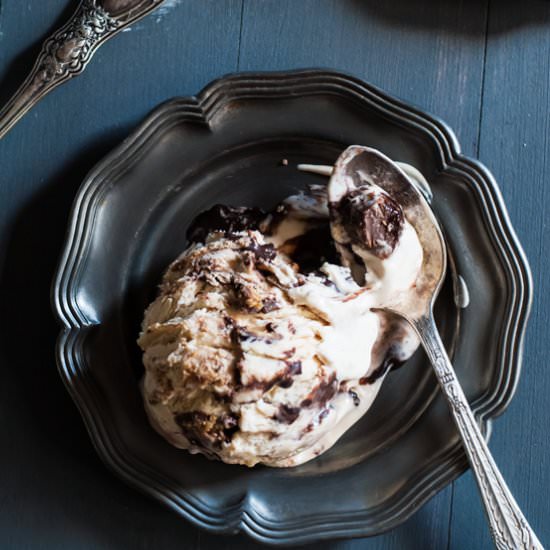 No Churn Peanut Butter Ice Cream - Recipe photo by cookienameddesire