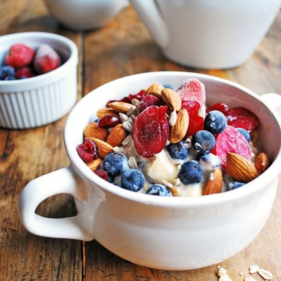 Overnight Oats - Recipe photo by saboresdemihuerto