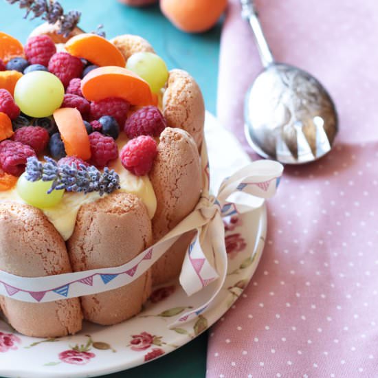 Summer Fruits Charlotte - Recipe photo by Bake Therapy