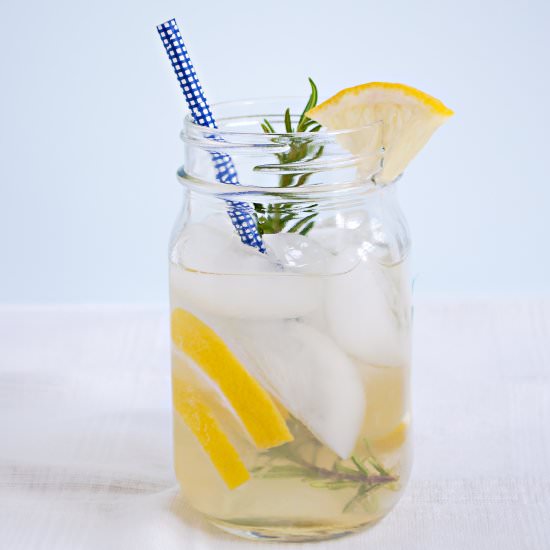 Bitter Lemon Rosemary Gin Smash - Recipe photo by Summerfield Delight