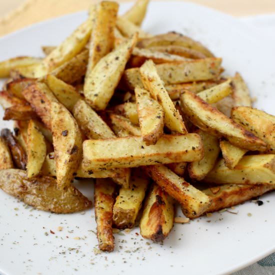 Baked Parmesan Herb French Fries - Recipe photo by Homemade Nutrition