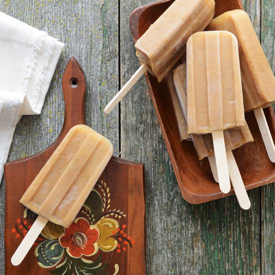 Banana Chai Popsicles - Recipe photo by AnEdibleMosaic