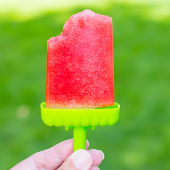Watermelon Lime Popsicles - Recipe photo by Joy In Every Season