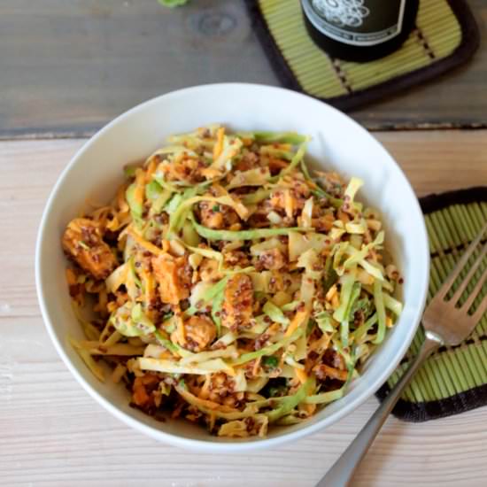 Buffalo Tempeh Quinoa Salad - Recipe photo by practiganic